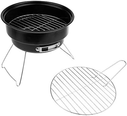 BBQ Grill, Portable Grill Smoker Folding Charcoal BBQ for Garden Outdoor Hiking 1-2 Persons