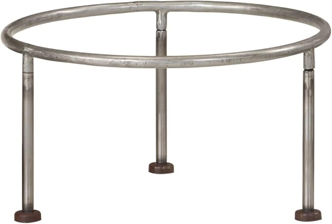 21.7 Inch Iron Fire Pit for Garden Patio, Outdoor Wood Burning Fire Bowl with Handles, Sturdy 3-Legged Fireplace for Backyard Heating and BBQ