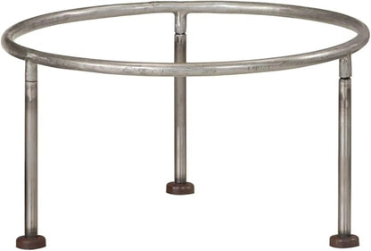 21.7 Inch Iron Fire Pit for Garden Patio, Outdoor Wood Burning Fire Bowl with Handles, Sturdy 3-Legged Fireplace for Backyard Heating and BBQ