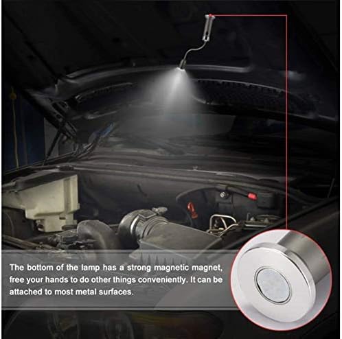 LED Barbecue Light, with Magnet, Flexible Hose Charging Maintenance Work Light for Barbecue Camping with Magnetic Base, Barbecue Light with gooseneck