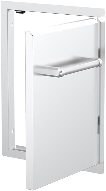 Spire 18" Built-in Single Access Door, Stainless Steel, Universal Mount, Perfect for Outdoor Kitchens & Islands, BBQ, Grilling, Backyards, 780-0019A