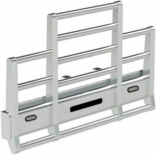 Technical Precision Replacement For FREIGHTLINER CORONADO GLIDER YEAR 2011 DEFENDER 4 POST GRILLE GUARD WSLAM LATCH LIFT ASSIST 2 TURN SIGNAL LIGHTS