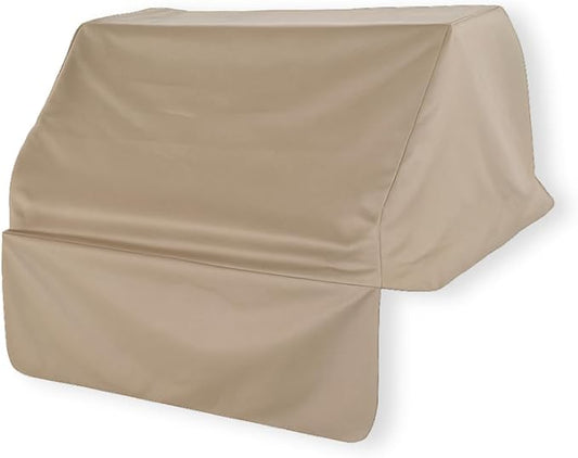 Formosa Covers Built-in BBQ Grill Head Cover Fits Fire Magic 45 Inch, Heavy-Duty Waterproof Taupe Polyester Outdoor Island Guard