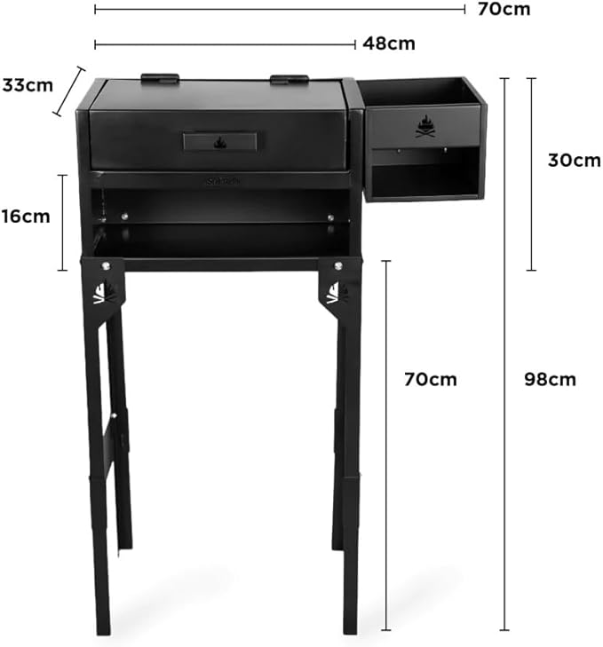 Luxury Argentine Grill Chulengo - Authentic Argentinian Style Outdoor Cooking Charcoal