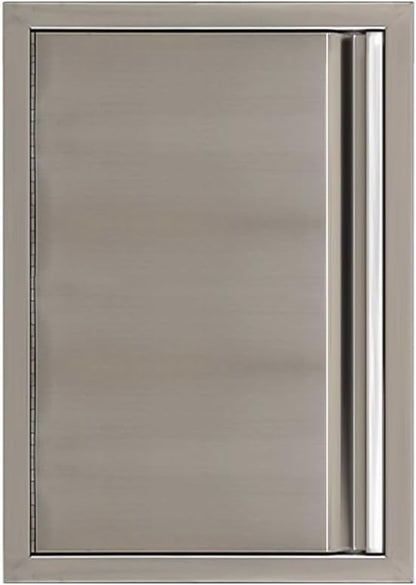 Outdoor Kitchen Doors, 24" W x 17" H BBQ Access Door, 304 Stainless Steel BBQ Doors for Indoor/Outdoor Kitchen, Outdoor Cabinet, BBQ Island