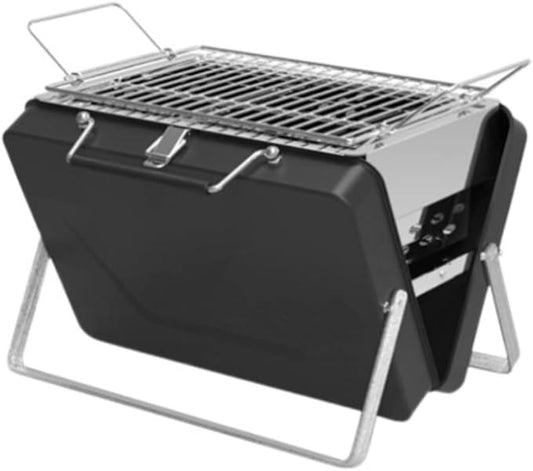 Barbecue Charcoal Grill Foldable Charcoal Grill Portable BBQ Barbecue Grill Lightweight Simple BBQ Grill For Outdoor Cooking Camping Portable Charcoal Grill(Black)