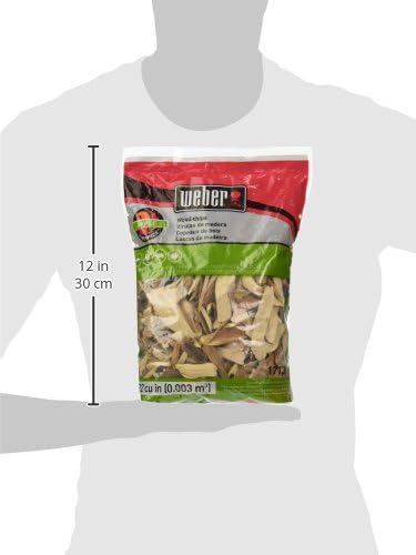Weber Apple Wood Chips, 2 lb, Pack of 2 | For Grilling and Smoking