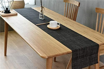 Zupro Placemats for Dining Table Washable Heat-Resistant Non-Slip Table Mats Woven PVC Vinyl Kitchen Placemats for Everyday use or Holidays Dinner BBQs Indoor and Ourdoor Use. (1, ZQ-Hemp Black)