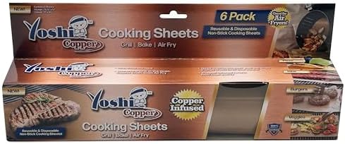 Grill and Bake Mats sheets (Set of 6)