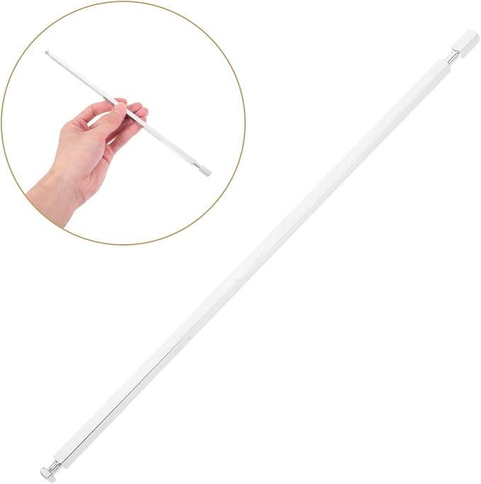 PRETYZOOM Grill Shaft Replacement Part 11.02In Rotisserie Fork Rod for BBQ Grill Air Fryer Accessories Even Heating Chicken Rotisserie Fork
