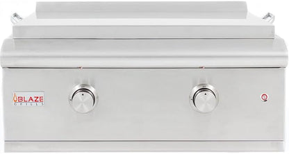Blaze Grills Premium LTE 30-Inch Built-In Propane Griddle – Stainless Steel Flat Top with 36,000 BTUs, LED Control Knobs & Push-and-Turn Ignition