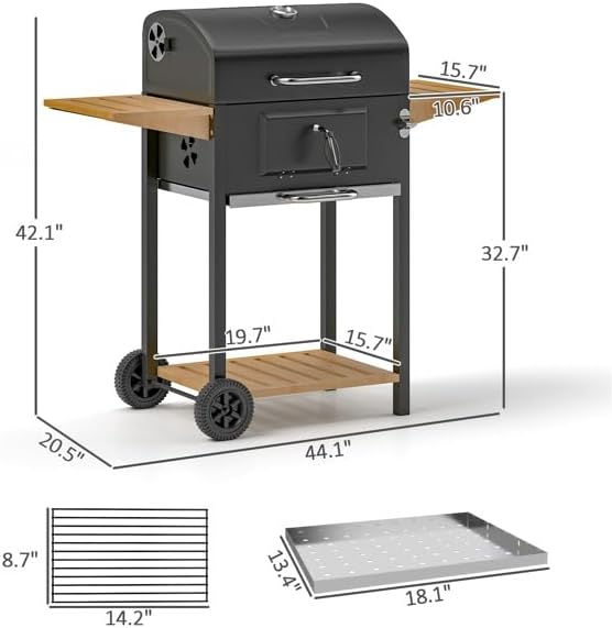 Portable Charcoal Grill/BBQ Grill