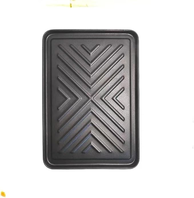 Portable Charcoal BBQ Grill, 16.7x11.4x11.6 inches, Foldable Steel Construction with Ash Pan, Smokeless Design for Camping and Outdoor Cooking (Baking tray [13.58 * 8.66inchs])