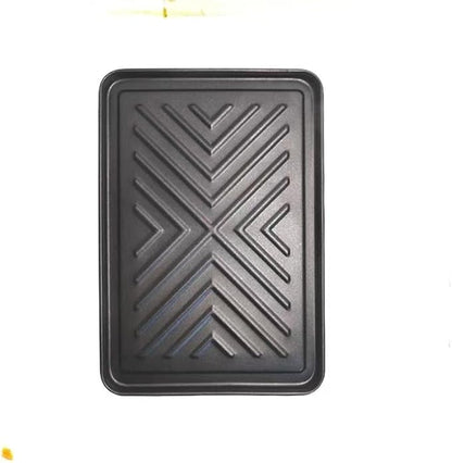 Portable Charcoal BBQ Grill, 16.7x11.4x11.6 inches, Foldable Steel Construction with Ash Pan, Smokeless Design for Camping and Outdoor Cooking (Baking tray [13.58 * 8.66inchs])