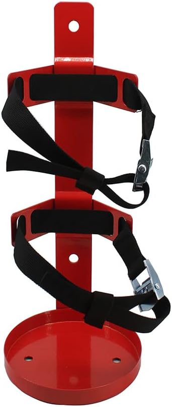 Fire Extinguisher Metal Bracket, Heavy Duty,Compatible with 5-Pound Fire Extinguishers (5LB 1PCS)