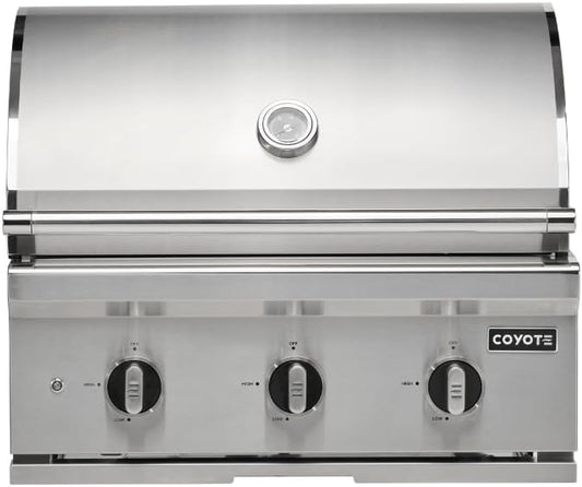 COYOTE OUTDOOR LIVING - 30" C-Series Built-In NG Grill - Natural Gas - Model C3C30NG