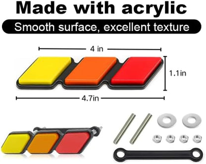 RGB Led Grill Lights Fit for Toyota Tacoma 2015-2023 TRD-Pro Emblems | Aftermarket Trd-pro Grills Grille tacoma lights+1pcs Emblem 4pcs ,20colors
