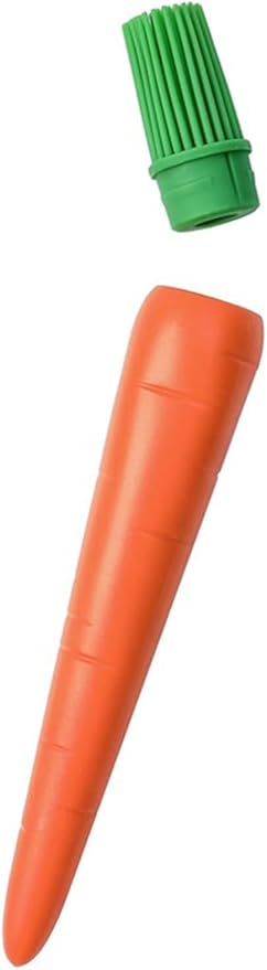 Orange Carrot Shape Silicone Baking Brush Cake Cream Brush Kitchen Cooking Heat Resistant Grill Oil for Meat Cake Barbecue Tool Sets Grilling and Barbecue Utensils