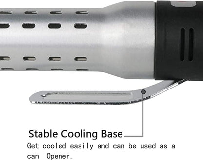 Electric Fire Starter,Carburetor,Charcoal Starter, BBQ Smoker, Grill Starter, Grill lighter Chemical Free Heated Air with Built-In Blower for Day gift (Sliver)