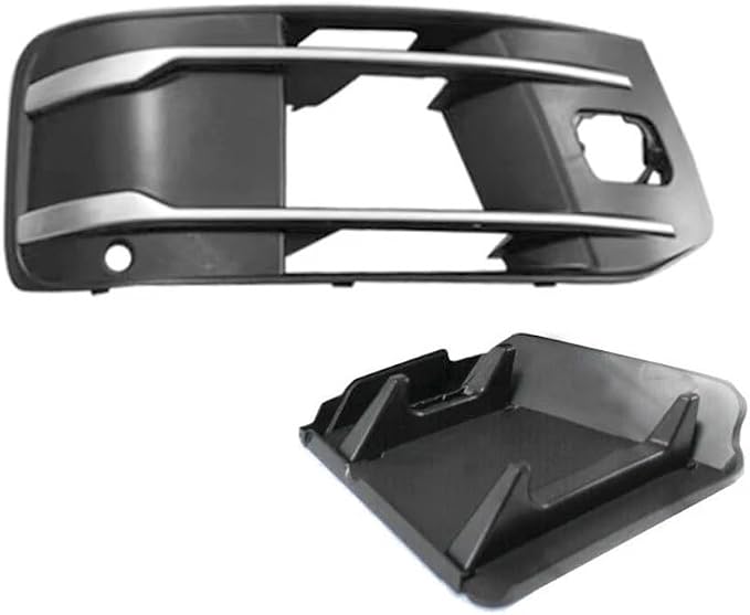 Front Grille Grill Frame Q7 2016 2017 2018 2019 Fog Lights Grill Fog Lamp Shade Fog Light Grille Front Bumper 4M0807151