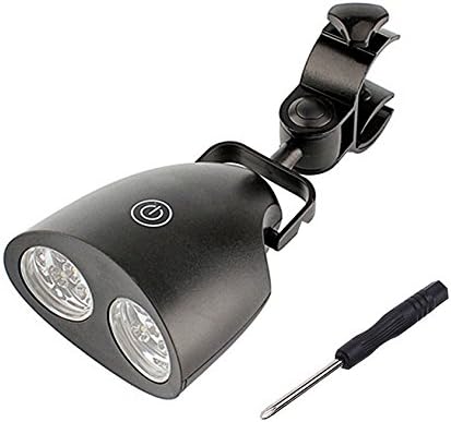 Shenghao Adjustable 10 LED BBQ Grill Light Handle Mount Clip Barbecue Camp Lights Waterproof Heat Resistance Lamp for Camping Outdoor BBQ Barbecue Grill Night Fishing