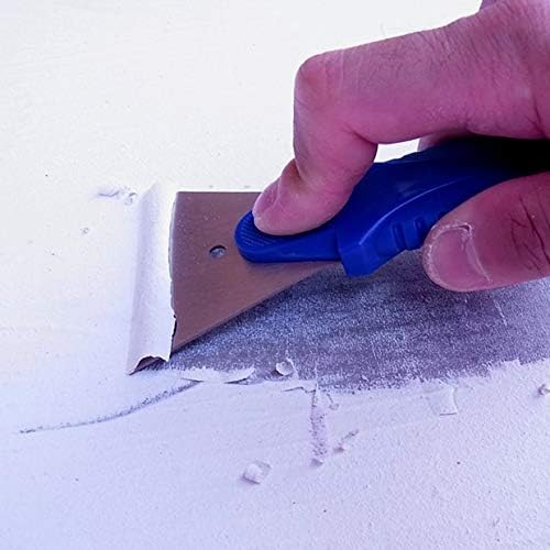 ALLEX Scraper Tool Mini 2.3" (Wide Blade), Japanese Paint Scraper for Paint, Kitchen Cleaning, Griddle, Cooktop, Cast Iron Pan, Rust, Carbide, Made in JAPAN
