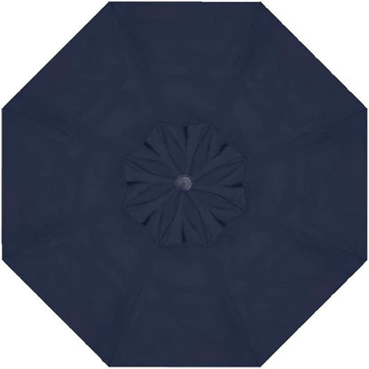 Treasure Garden 11-Foot (Model 812) Deluxe Auto-Tilt Market Umbrella with Bronze Frame and Sunbrella Fabric: Navy with Double Wind Vent (Includes 3 Year Extended Frame Warrantee)