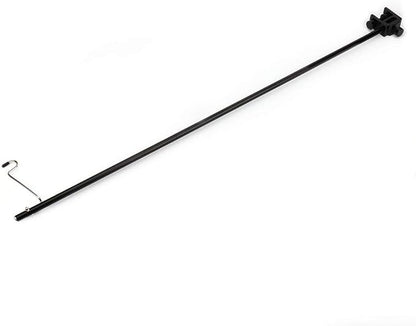 Aluminum Alloy Folding Light Stand Adjustable Height Portable Lamp Pole 90.5cm Durable Bracket for Outdoor Camping Picnic Use