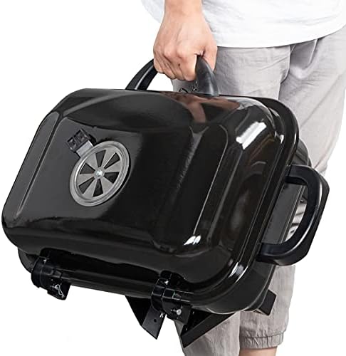 60.5 X 39.0 X 41.0cm Barbecue Grill, Charcoal Grill Portable Folding BBQ Grill Barbecue Outdoor BBQ for Picnic Garden Terrace Camping Travel