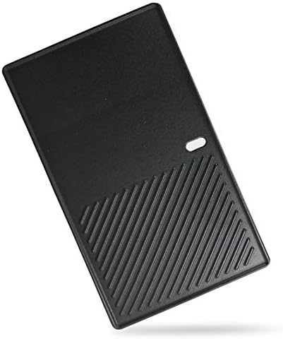 Uniflasy 7637 Grill Griddle for Weber Spirit I & II 200 Series, 17.5" Cast Iron Griddle Insert for Spirit E-210 E-220 S-210 S-220 Front Control Gas Grills, Replacement Flat Cooking Pan
