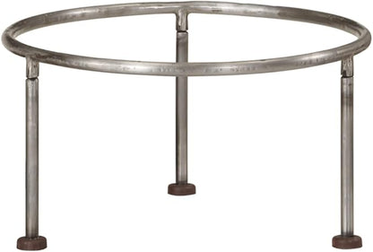 21.7 Inch Iron Fire Pit, Portable Outdoor Fire Bowl for Backyard, Patio, and Garden Heating with Three Sturdy Legs and Convenient Handles