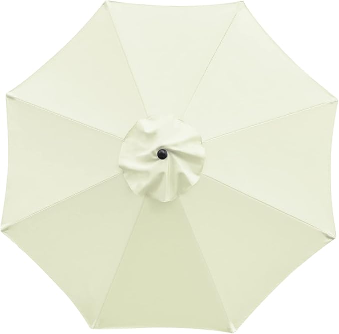 Sunnyglade 9ft Patio Umbrella Replacement Canopy Market Umbrella Top Outdoor Umbrella Canopy with 8 Ribs