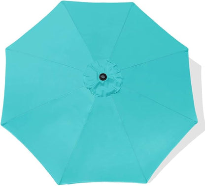 ontheway 11FT Patio Umbrella Enhanced Replacement Canopy Market Table 8 Ribs Umbrella Canopy