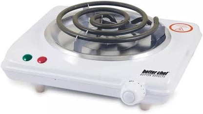 Electric Countertop Burner – Portable Single Hot Plate with Adjustable Temperature Control – Compact Cooktop for Dorm, RV, Travel & Small Kitchens