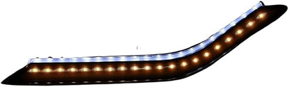 LED Radiator Grill Panel Light Compatible With Goldwing 1800 GL1800 Tour 2018 2019 2020 2021 2022 2023 2024(Smoke Lens)