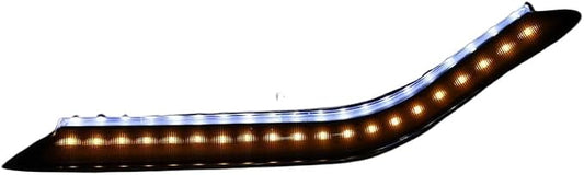 LED Radiator Grill Panel Light Compatible With Goldwing 1800 GL1800 Tour 2018 2019 2020 2021 2022 2023 2024(Smoke Lens)