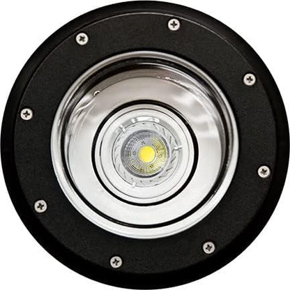 DABMAR LIGHTING LV306-LED5-B-MR Well Light W/O Grill Adjustable 5W LED MR16 12V, Black