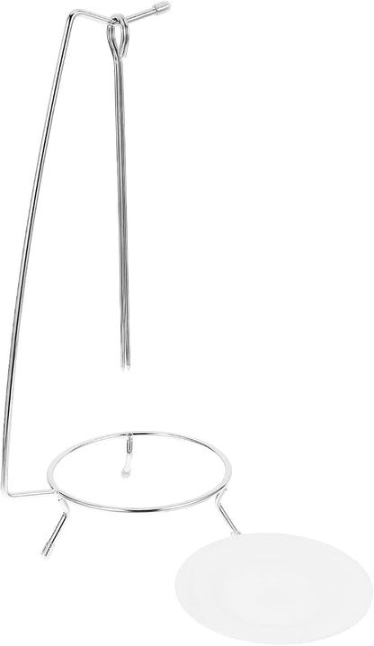 BESTOYARD Stainless Steel Bbq Skewer Stand 2-Pack Vertical Hanging Rack for Kebab Grilling Outdoor Cooking Tools for Backyard and Tailgate Parties