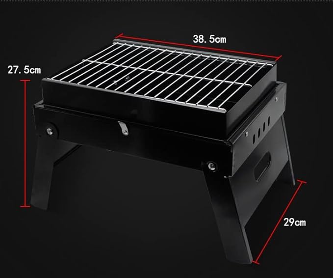 Barbecue Charcoal Grill BBQ Charcoal Grill, Folding Portable Lightweight Barbecue Grill Tools for Outdoor Cooking Camping Picnic Charcoal BBQ Grill