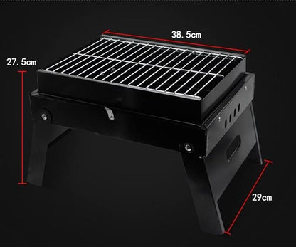 Barbecue Charcoal Grill BBQ Charcoal Grill, Folding Portable Lightweight Barbecue Grill Tools for Outdoor Cooking Camping Picnic Charcoal BBQ Grill