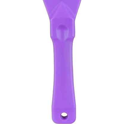 SPARTA Polypropylene Scraper Tool Food Safe Scraper for Removing Caked-On Residue in Commercial Kitchens, Plastic, 7.82 x 3 Inches, Purple, (Pack of 12)