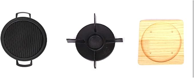 Barbecue Charcoal Grill Mini Grill Round with Desktop Portable Barbecue Outdoor Indoor Barbecue Charcoal Grill Mini 7inch Yakiniku Grill Nonstick Grill