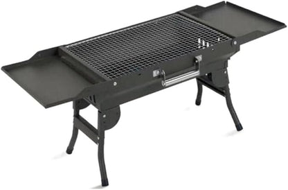 Barbecue Grill Outdoor Portable Charcoal BBQ Grill Collapsible Camping Outdoor Cooking Tools Camping Picnic(Green)