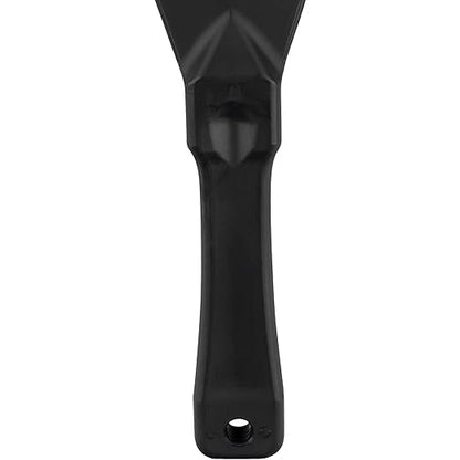 SPARTA Polypropylene Scraper Tool Food Safe Scraper for Removing Caked-On Residue in Commercial Kitchens, Plastic, 7.82 x 3 Inches, Black, (Pack of 12)
