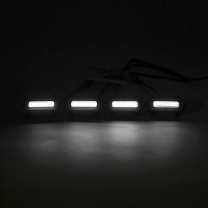 4PCS LED Front Grille Light Clip On for 2024/2025 Toyota Tacoma SR/SR5，White OEM Car Grill Lights