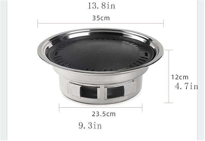 YYDS Charcoal Grill Detachable Multifunctional Charcoal Grill is Suitable for Small Barbecue in The Backyard of The Home (Size: 34.5 * 12cm) BBQ Grill (Color : A)