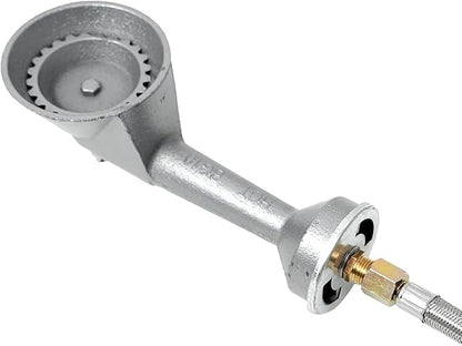 COOKAMP Cast Iron Propane Burner Head with Brass Fitting Orifice (SH10RH - DIY Burner & Regulator)