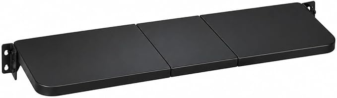 QuliMetal Front Shelf for Recteq Deck Boss 800, Folding Front Grill Table Accessory, Foldable Pellet Grill Shelf with Extra Prep Space for Food Prep, Trays, Tools and Storage, 37.7" x 10.5"