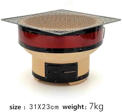Japanese Clay Charcoal Grill - Portable Outdoor BBQ Oven for Authentic Korean Cuisine