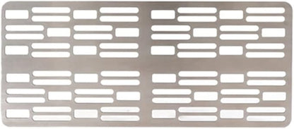 Portable Charcoal Grill Camping BBQ Grill Outdoor Barbecue Grill Stainless Steel Grid Plate for Camping BBQ Grills, Charcoal Grills BBQ,250 * 110 * 2Mm-D